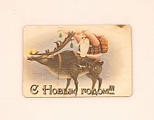 Магнит новый год "Дед мороз на олене" во Галиче